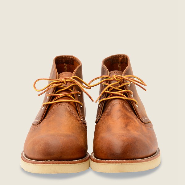 Chaussures Red Wing Heritage - Work - Chukkar Rough & Tough Cuir - Marron - Homme 743CWATLV